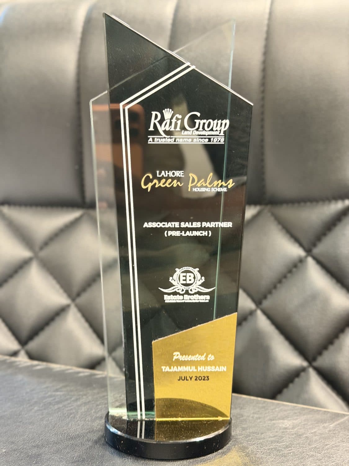 Rafi Group recognition award